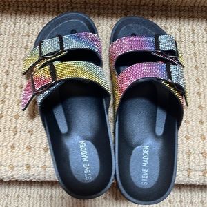 Steve Madden Girls sparkle sandals